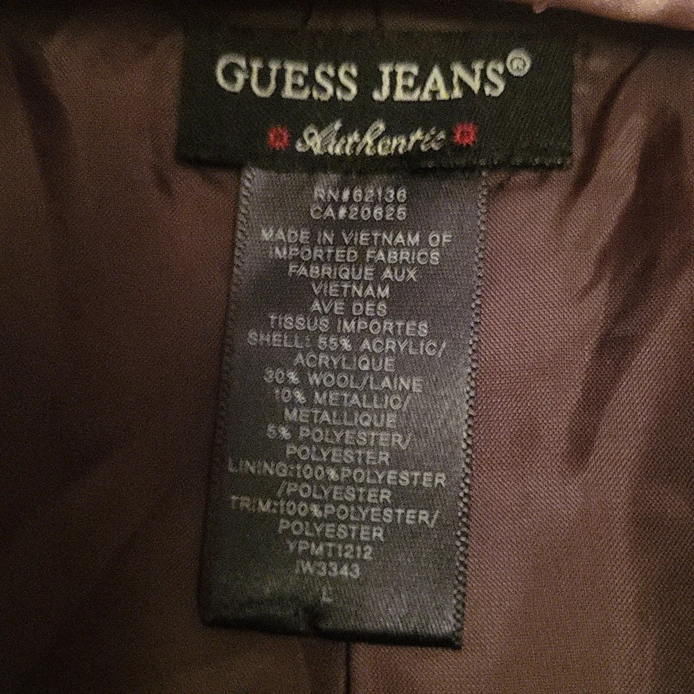 Y2K Guess Unique RARE FIND 3 Pc Lined Pants,lined skirt, Lined blazer Medium 29 - Picture 11 of 15